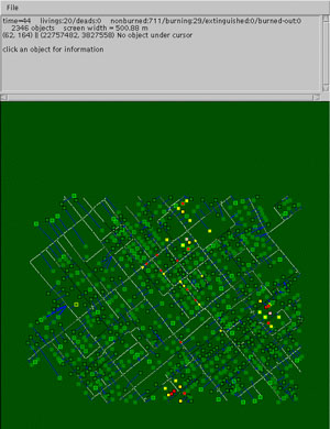 Figure 5: RoboCup Rescue Simulations: A disaster management competition.