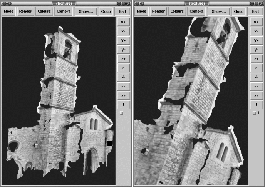 Figure 4: Surface reconstruction from the wide-baseline pair.